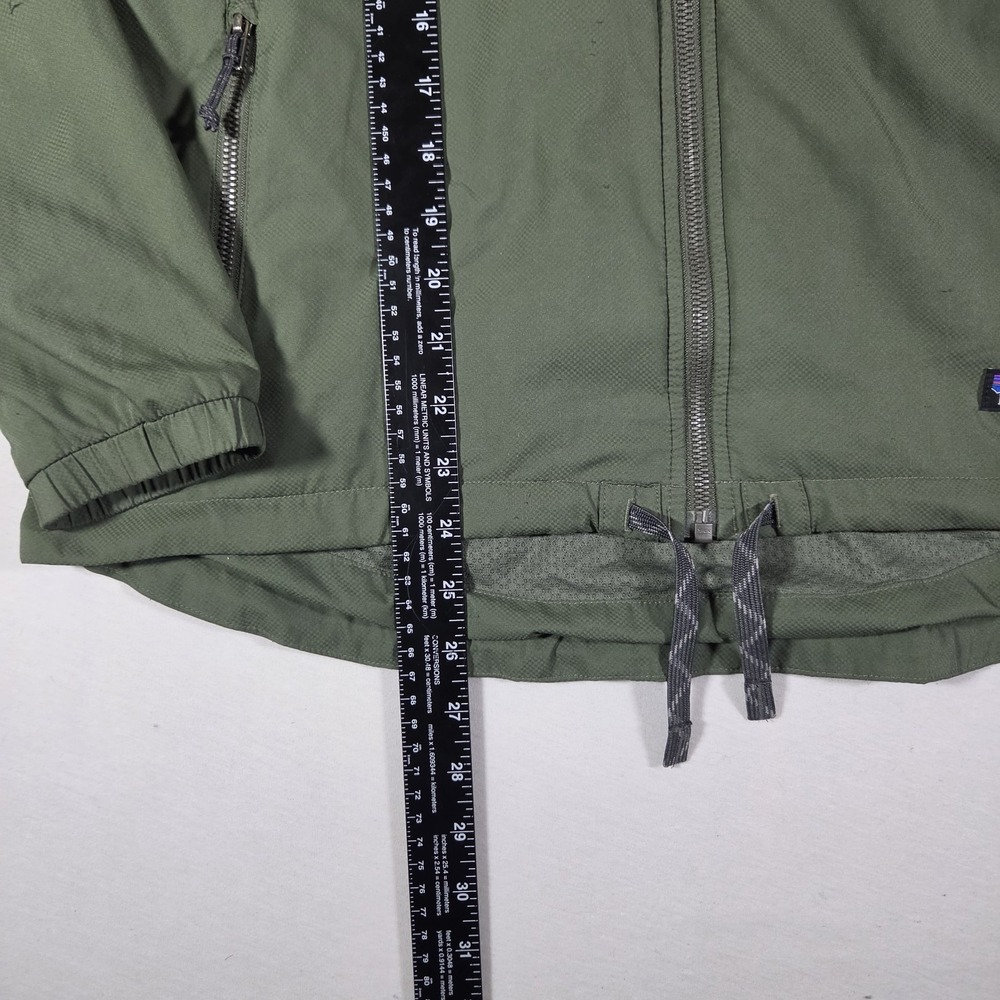 Patagonia Jacket Women's Medium Mountain View Kale Green Wind Resistant - Picture 5 of 6